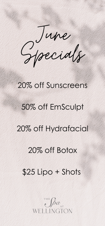 The Spa at Wellington June 2025 Specials