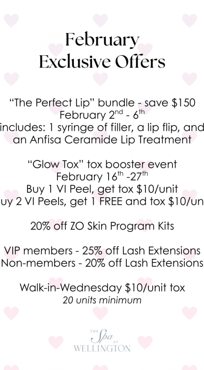 February 2026 Specials